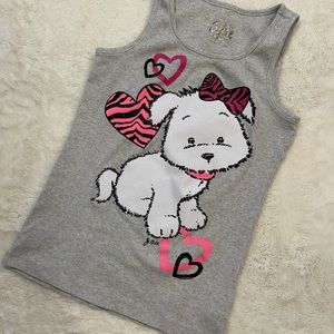 Girls Justice Dog Tank Top